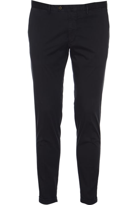 Buttoned Fitted Trousers