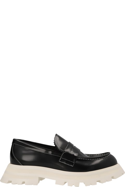 Flat Shoes for Women Alexander McQueen Leather Loafers
