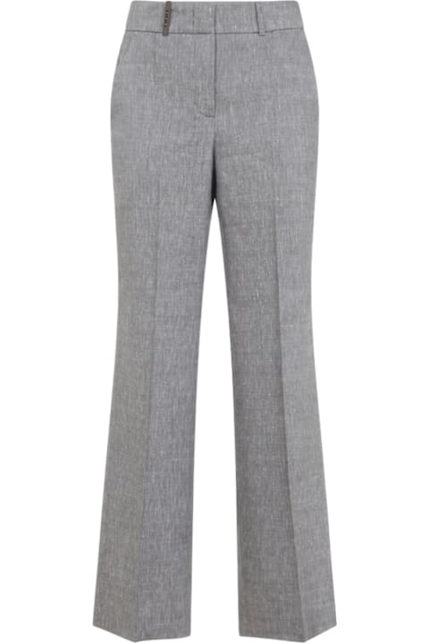 Peserico for Kids Peserico Linen And Wool Pants