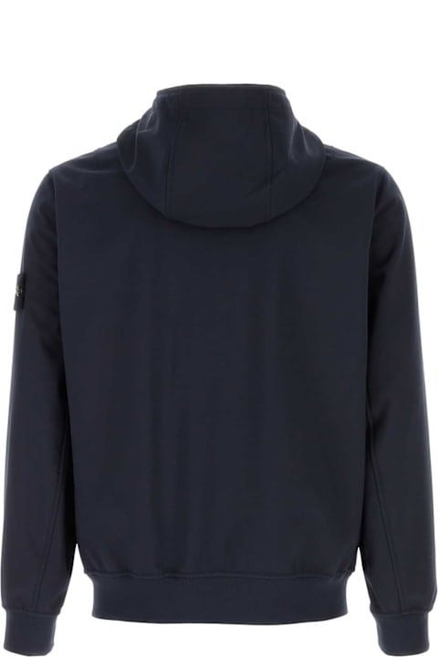 Stone Island Coats & Jackets for Women Stone Island Navy Blue Stretch Polyester Jacket
