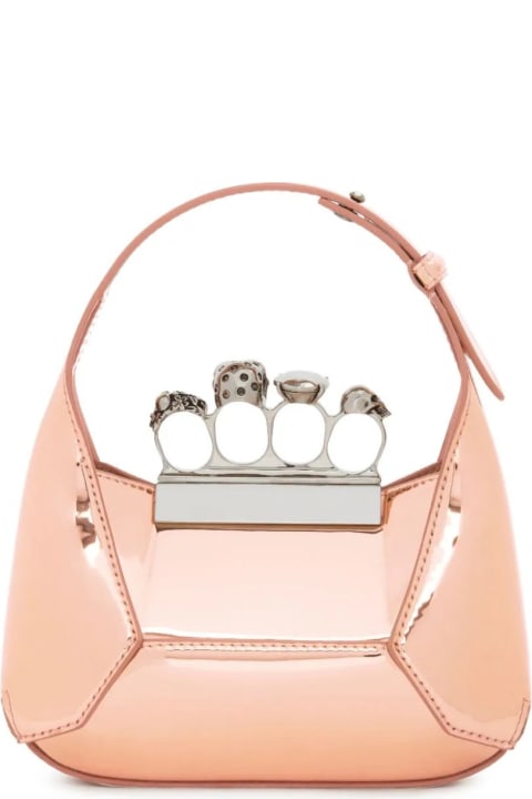 Fashion for Women Alexander McQueen Copper The Jewelled Hobo Bag