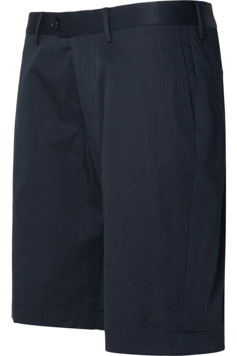 Etro Men Etro Navy Cotton Bermuda Shorts