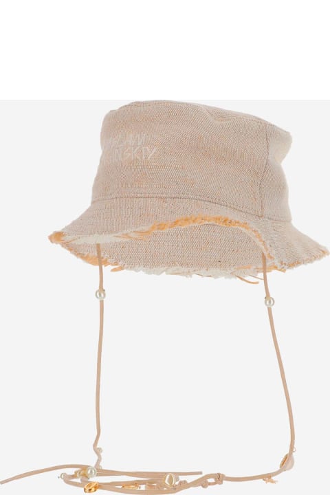 Ruslan Baginskiy Accessories for Women Ruslan Baginskiy Hemp Bucket Hat