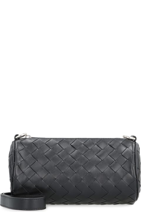 Homeware Bottega Veneta Barrel Leather Crossbody Bag