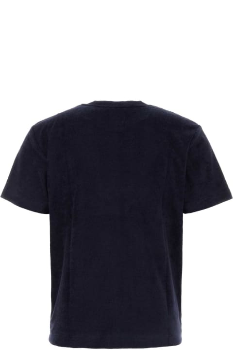Howlin Topwear for Men Howlin Navy Blue Terry Fons T-shirt