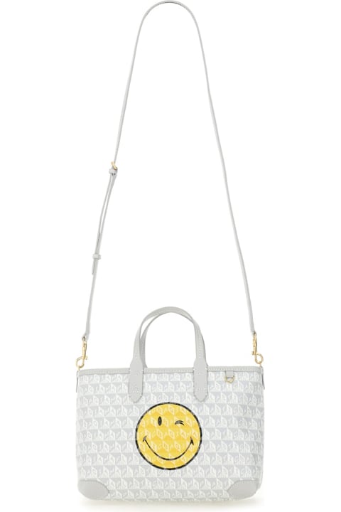 Anya Hindmarch لـ Kids Anya Hindmarch "i Am A Plastic Bag Wink" Tote Bag Xs