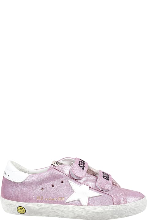 Homeware Golden Goose Purple Old School Sneakers For Girl With Star