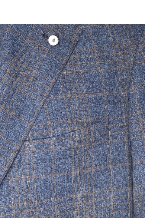 L.B.M. 1911 Coats & Jackets for Men L.B.M. 1911 Blue Pinstripe Blazer