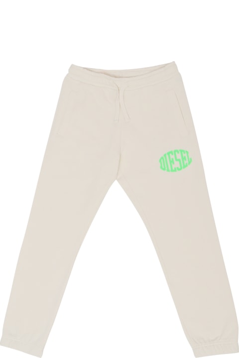 Fashion for Boys Diesel Cream Colored Jogging Trousers