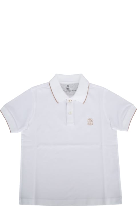 Brunello Cucinelli T-Shirts & Polo Shirts for Boys Brunello Cucinelli Polo T-shirt