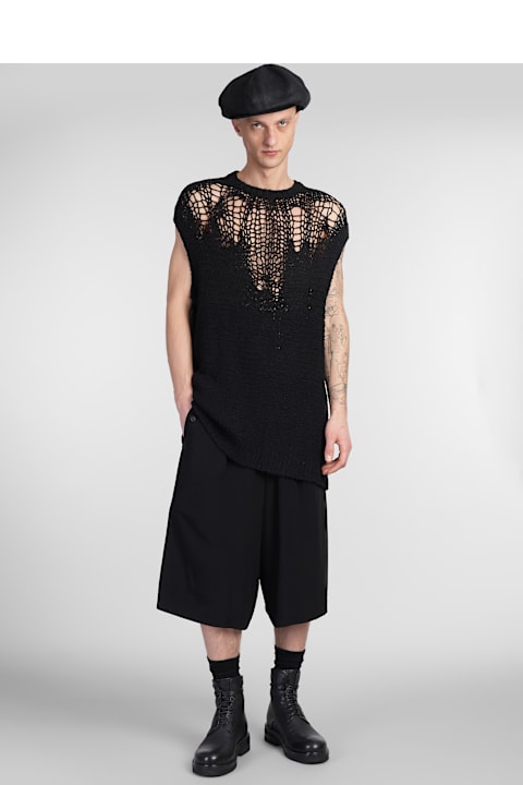 Yohji Yamamoto Pants for Men Yohji Yamamoto Shorts In Black Triacetate