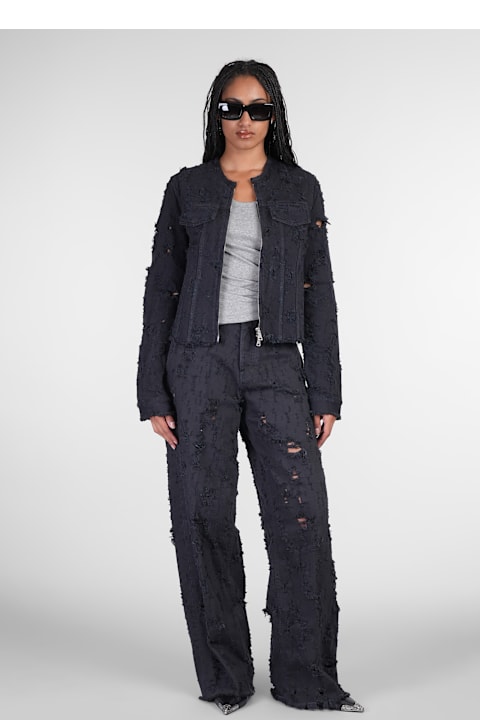 Haikure الملابس لـ السيدات Haikure Jena Denim Jackets In Petroleum Cotton