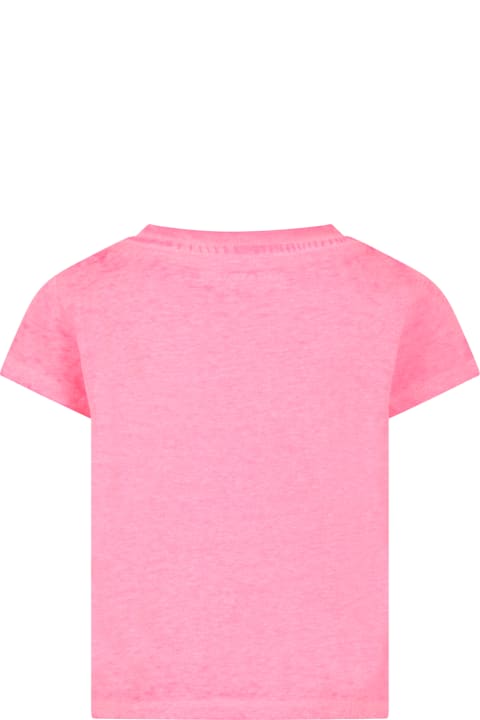 Pink T-shirts For Girl With Print