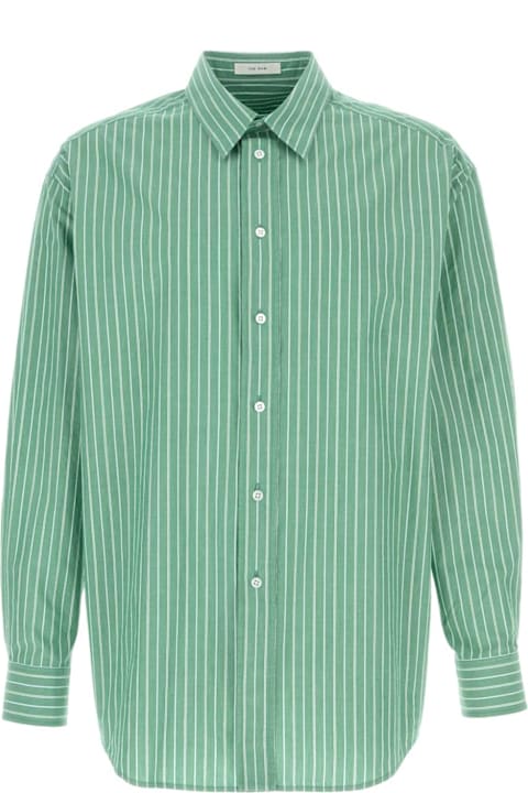 The Row Men The Row Embroidered Cotto Shirt