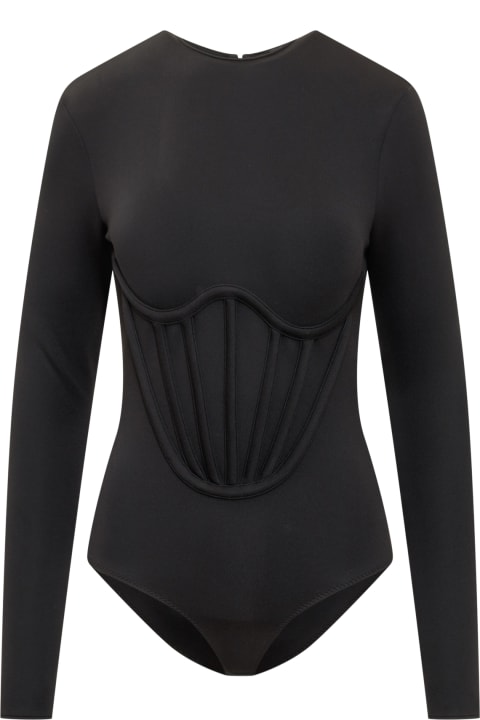Versace Clothing for Women Versace Bodysuit With Zip