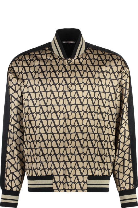 Valentino Garavani Coats & Jackets for Men Valentino Garavani 'toile Iconographe' Bomber Jacket