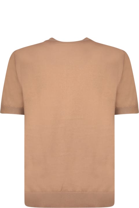 Zegna for Men Zegna Zegna Premium Cotton T-shirt In Camel