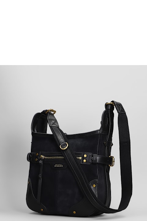 Bags for Women Isabel Marant Sierra Hobo S Shoulder Bag In Black Suede And Leather