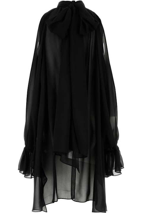 Blumarine ملابس علوية لـ السيدات Blumarine Black Georgette Blouse