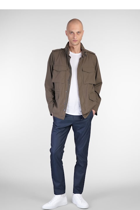 Aspesi for Men Aspesi Casual Jacket In Green Cotton