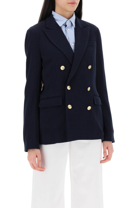 Polo Ralph Lauren Coats & Jackets for Women Polo Ralph Lauren Double-breast Viscose Blazer