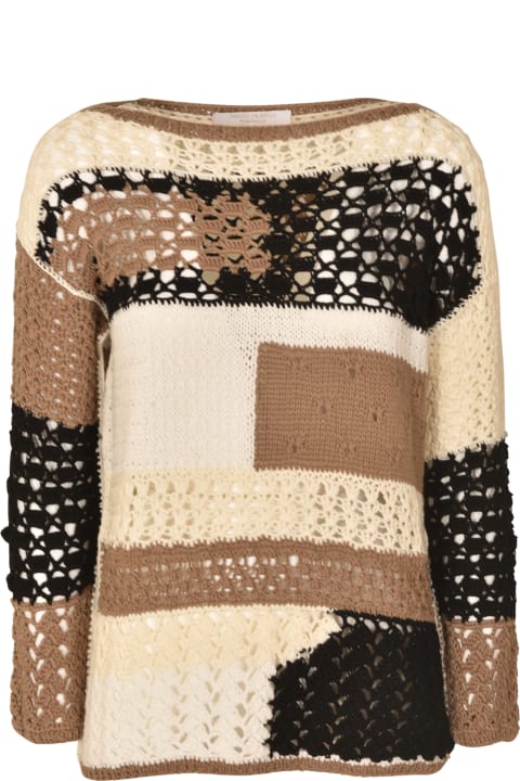 ウィメンズ新着アイテム Saverio Palatella Crochet Knit Sweater