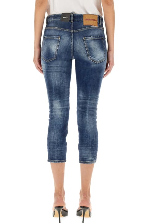 Dsquared2 Jeans for Women Dsquared2 Cool Girl Cropped Jeans