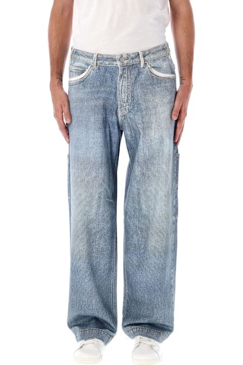 Emporio Armani الجينز لـ القسم الرجالي Emporio Armani Wide-leg Jeans