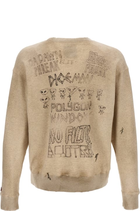 メンズ Mihara Yasuhiroのフリース＆ラウンジウェア Mihara Yasuhiro 'destroyed Oversize' Sweatshirt