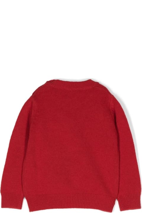 Topwear for Baby Boys Il Gufo Teddy Bear Crew Neck Pullover