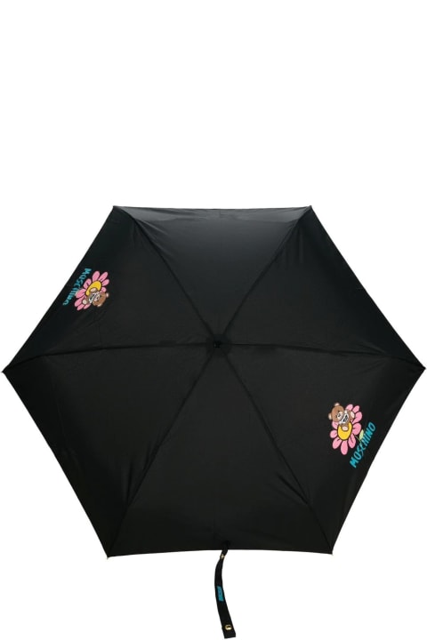 Moschino Umbrellas for Women Moschino Flower Bear With Pendant Teddy Supermini Umbrella
