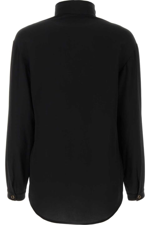 Clothing for Women Gucci Black Crepe Blouse