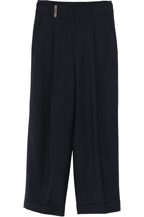 Peserico for Kids Peserico Peserico Blue Trousers