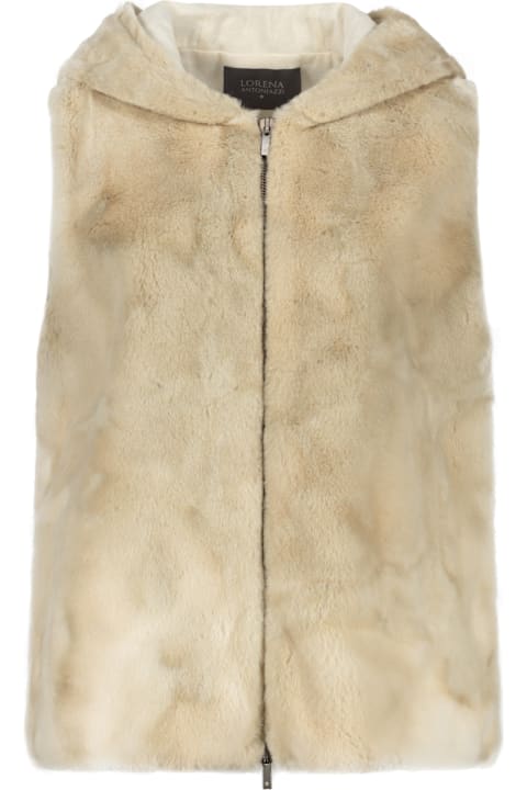 Homeware Lorena Antoniazzi Faux Fur Waistcoat