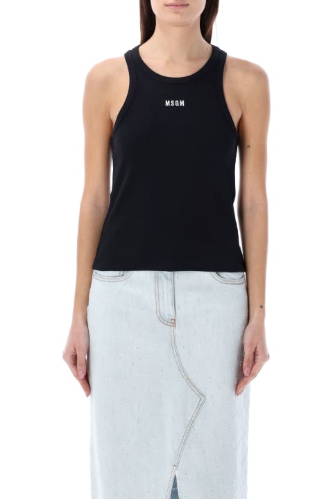 MSGM Topwear for Women MSGM Ribbed Tank-top