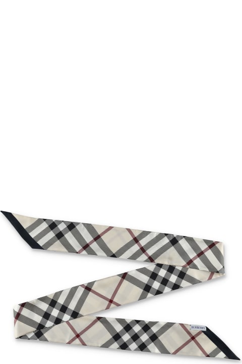 Burberry London Scarves & Wraps for Women Burberry London Skinny Check Scarf