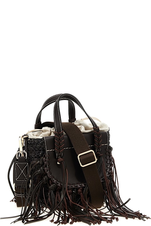 Homeware Cuba Lab Cuba Lab 
habanera Fringes - Ebony
 Handbag