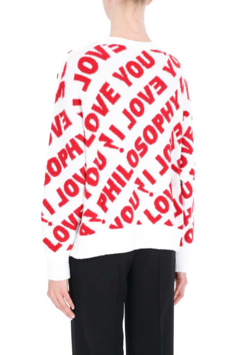 Philosophy di Lorenzo Serafini for Women Philosophy di Lorenzo Serafini I Love You Philosophy Knitted Jumper Sweater