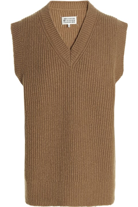 Coats & Jackets for Men Maison Margiela Wool Blend Vest