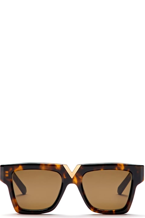 أدوات منزلية Valentino Eyewear V-gold-i - Brown Tortoise / Gold Sunglasses