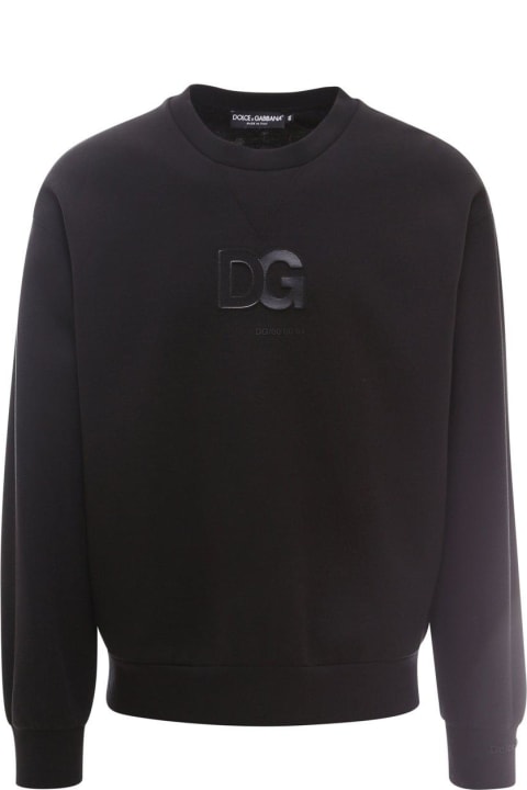 Dolce & Gabbana Clothing for Men Dolce & Gabbana Dg Logo Patch Sweatshirt
