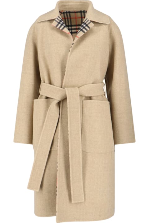 Homeware Burberry Reversible Wool Coat