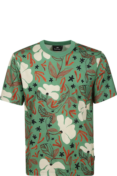 Paul Smith for Men Paul Smith Ss T Shirt Sea Floral