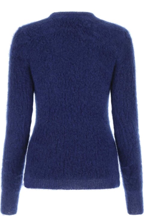 Fashion for Women Isabel Marant Blue Mohair Blend Alford Sweater