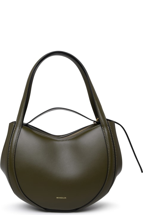 Wandler Bags for Women Wandler 'lin' Green Calf Leather Bag