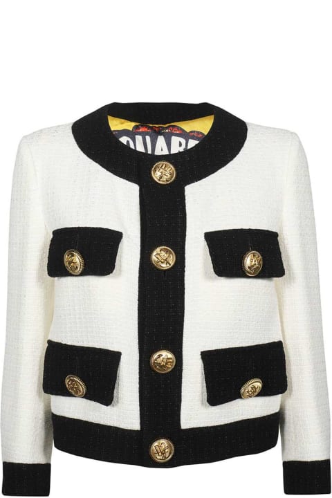 Sweaters for Women Dsquared2 Tweed Jacket