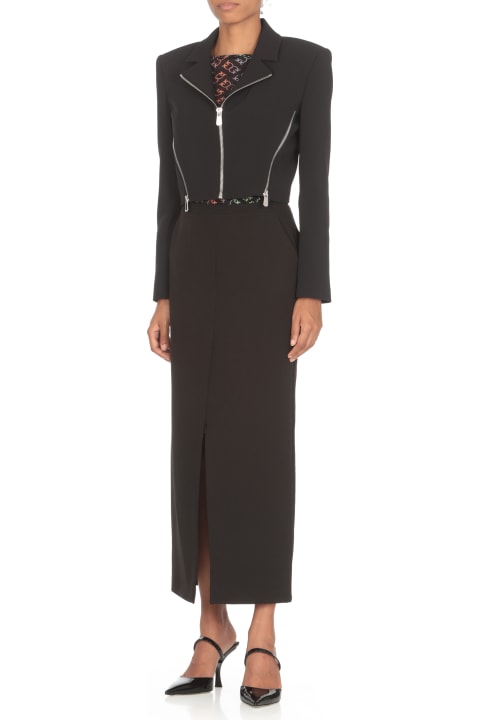 コート PINKO Woman Coat Black 103697A225 Z99 Pinko - Cambogia single-breasted wool coat black - The Corner
