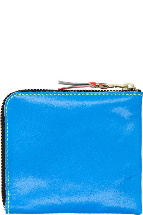 Wallets for Women Comme des Garçons Wallet Super Fluo Small Zip Coin Wallet