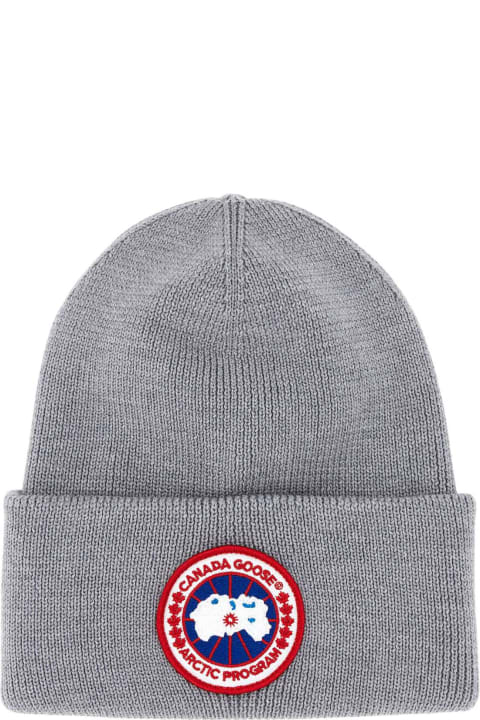Homeware Canada Goose Grey Wool Arctic Beanie Hat