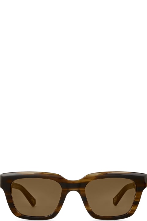 Mr. Leight Eyewear for Men Mr. Leight Maven S Koa-white Gold/semi-flat Kona Brown Sunglasses